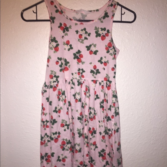 h&m strawberry dress